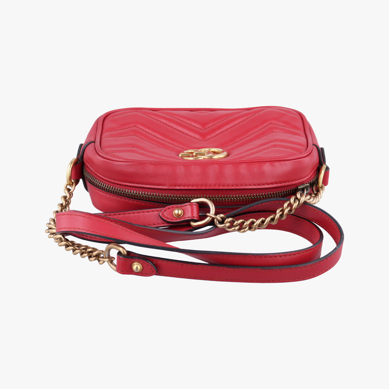 GG Marmont Red Leather G024948216GGマーモント レッド レザー 448065 G024948216