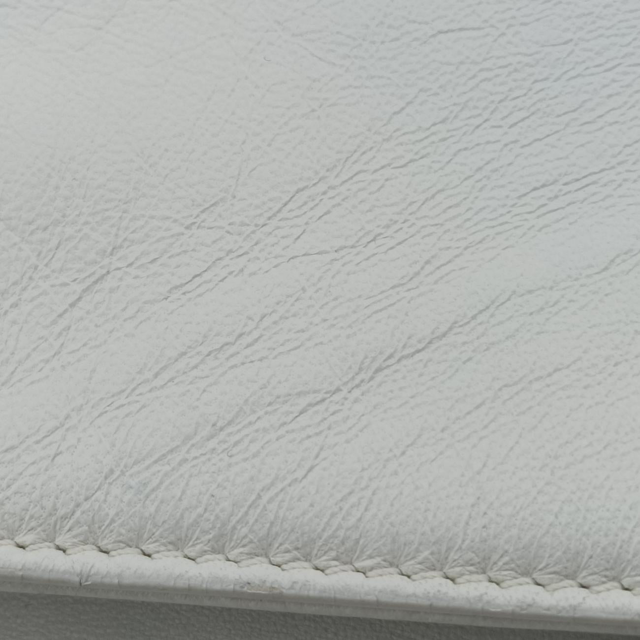 Studded Crystal Chain White Leather スタッズクリスタルチェーン ホワイト レザー