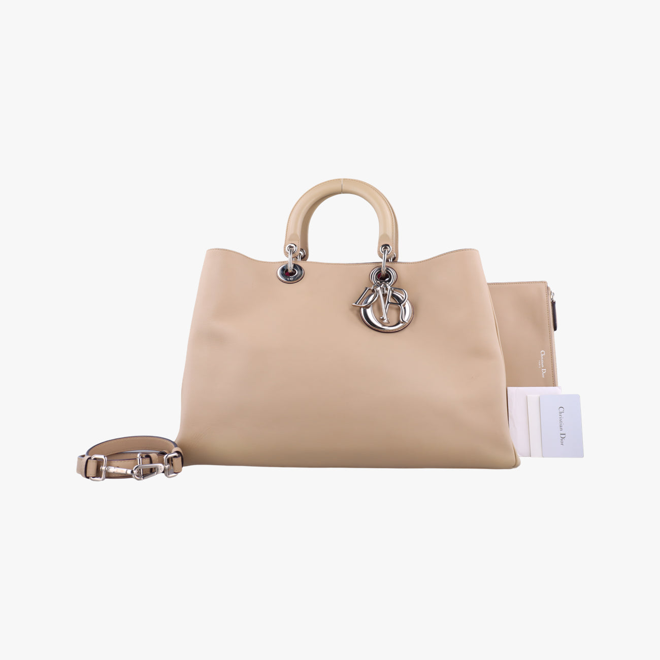 Diorissimo Beige Leather 08-MA-1111ディオリッシモ ベージュ レザー 08-MA-1111