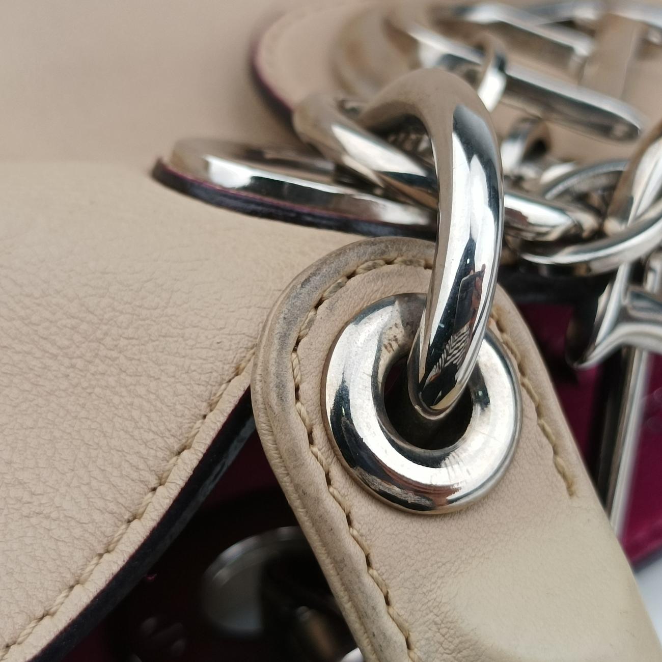 Diorissimo Beige Leather 08-MA-1111ディオリッシモ ベージュ レザー 08-MA-1111