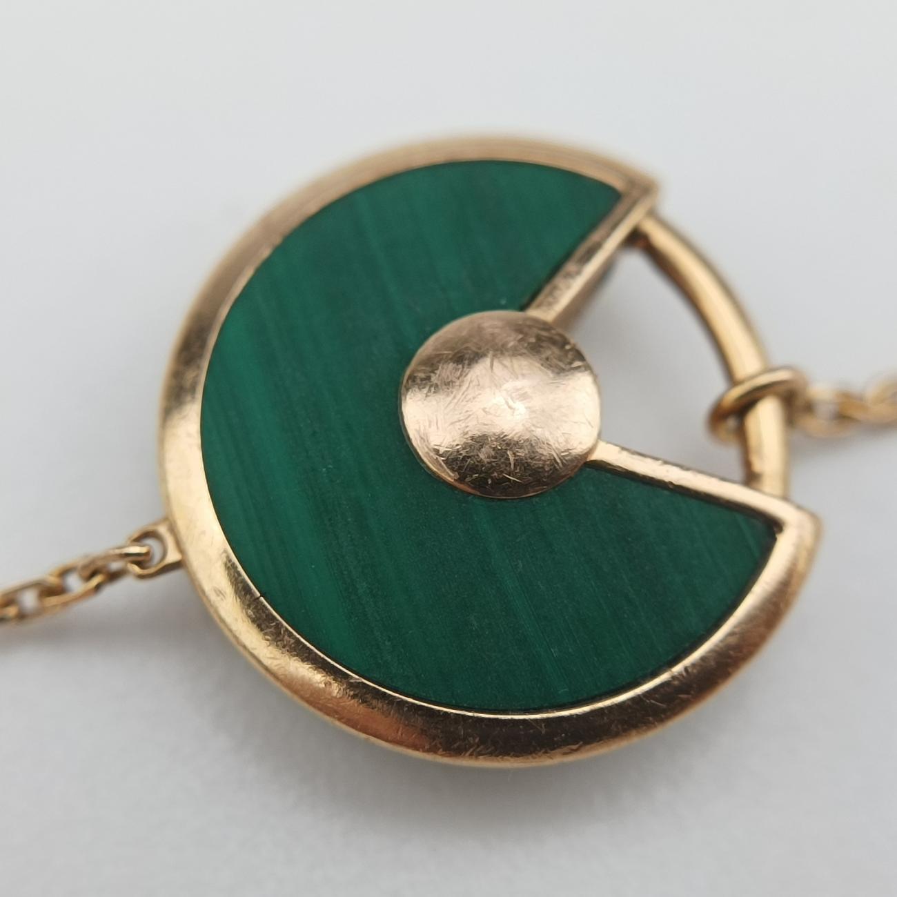 Amulette de Cartier Green×golden AU750 SXD940アミュレット ドゥ カルティエ グリーン×ゴールド AU750 B6047115 SXD940