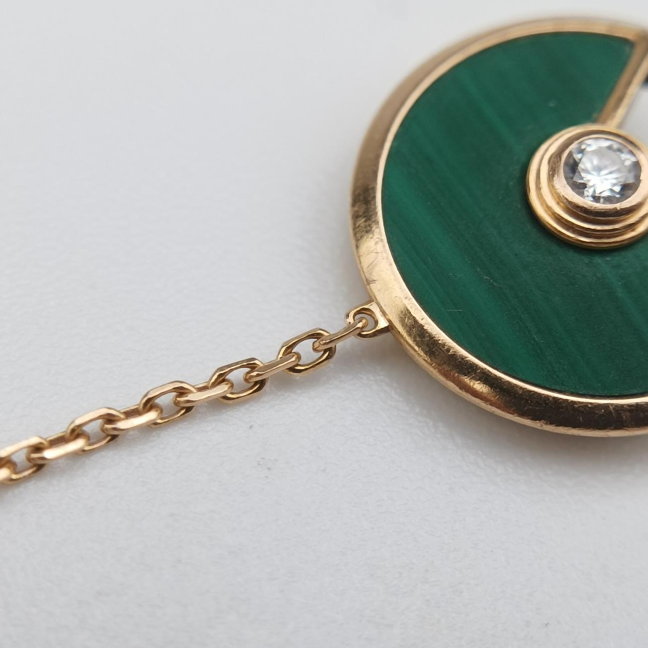 Amulette de Cartier Green×golden AU750 SXD940アミュレット ドゥ カルティエ グリーン×ゴールド AU750 B6047115 SXD940