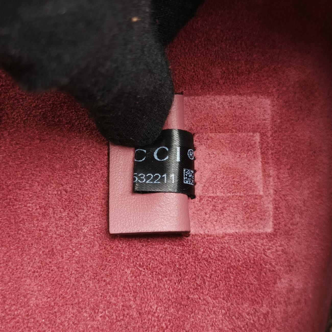 Dionysus Beige×Red×Multicolour PVC coated canvas × suede 400249 C019532211ディオニュソス ベージュ×レッド×マルチカラー PVCコーティングキャンバス × スエード 400249 C019532211