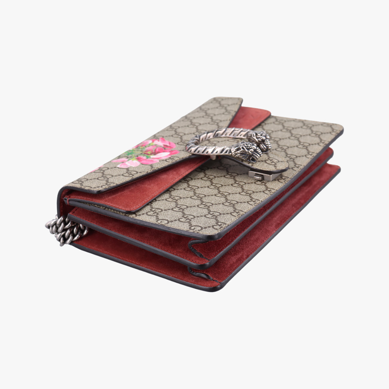 Dionysus Beige×Red×Multicolour PVC coated canvas × suede 400249 C019532211ディオニュソス ベージュ×レッド×マルチカラー PVCコーティングキャンバス × スエード 400249 C019532211