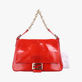Baguette Zucchino Red Patent 8BR001 2308-8BR001-UNU-098マンマバケット ズッキーノ柄 レッド パテント 8BR001 2308-8BR001-UNU-098