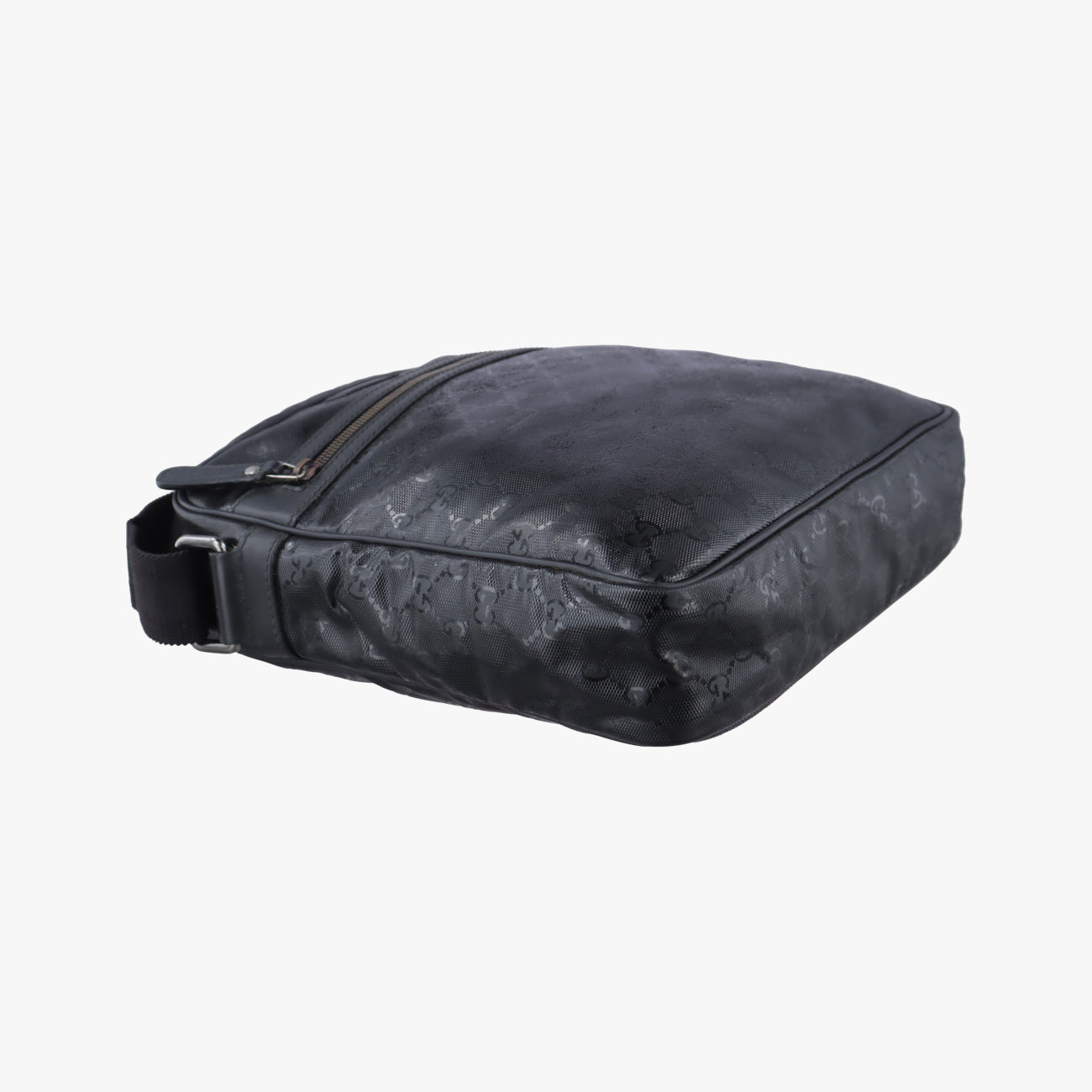 GG Imprime Messenger Black PVC coated canvas I7043190GGインプリメ メッセンジャー ブラック PVCコーティングキャンバス 201448 I7043190