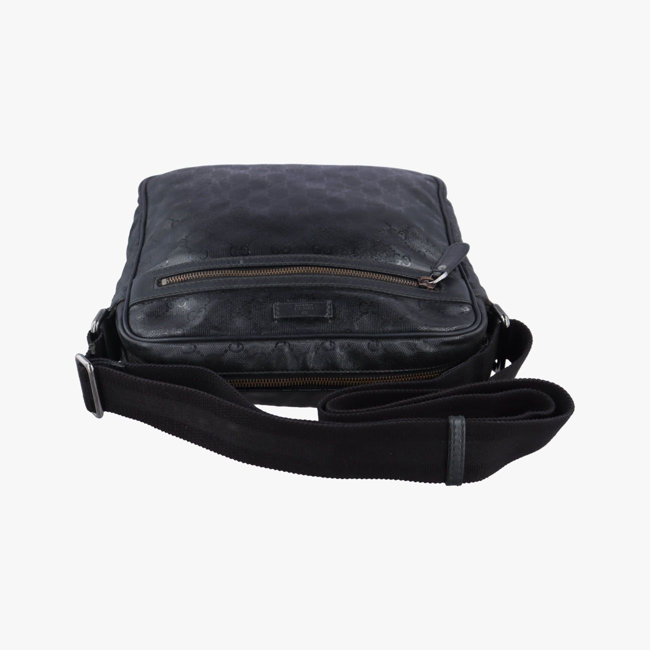 GG Imprime Messenger Black PVC coated canvas I7043190GGインプリメ メッセンジャー ブラック PVCコーティングキャンバス 201448 I7043190