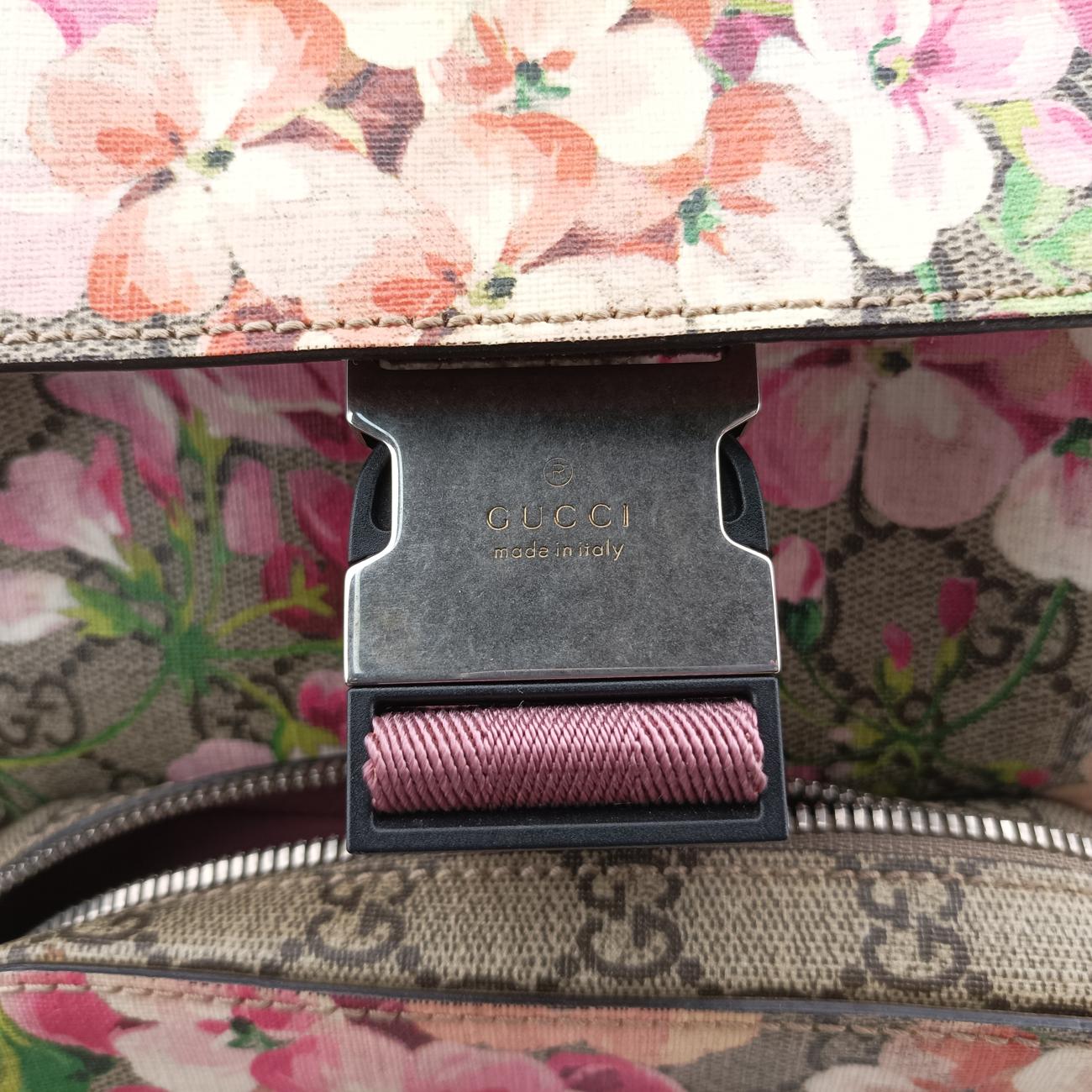 GG Blooms Beige×Multicolour PVC coated canvas D018896363GGブルームス ベージュ×マルチカラー PVCコーティングキャンバス 410544 D018896363