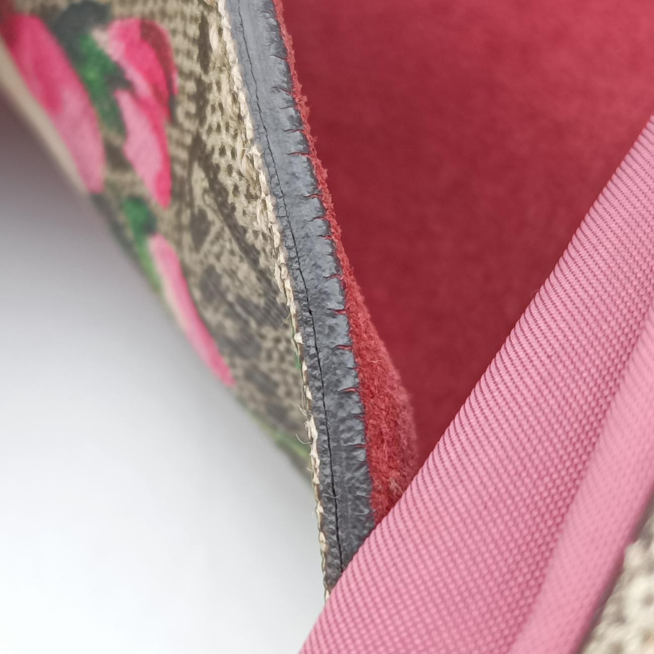 GG Blooms Beige×Multicolour PVC coated canvas D018896363GGブルームス ベージュ×マルチカラー PVCコーティングキャンバス 410544 D018896363