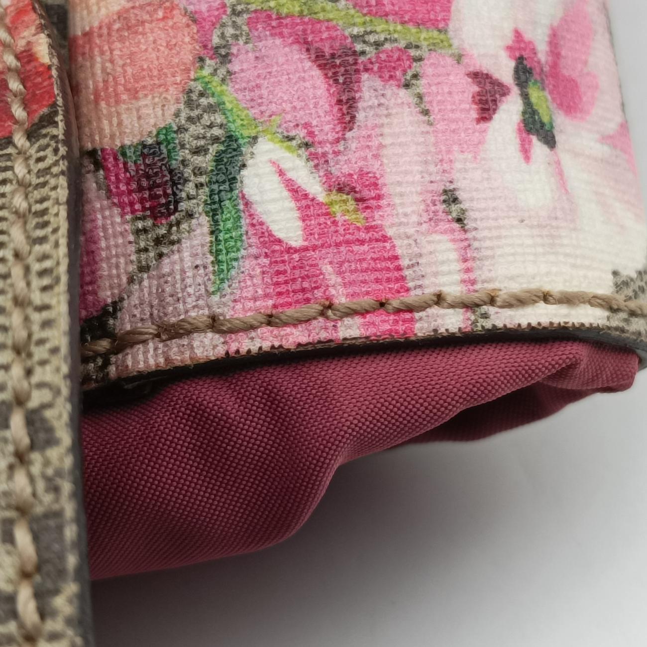 GG Blooms Beige×Multicolour PVC coated canvas D018896363GGブルームス ベージュ×マルチカラー PVCコーティングキャンバス 410544 D018896363