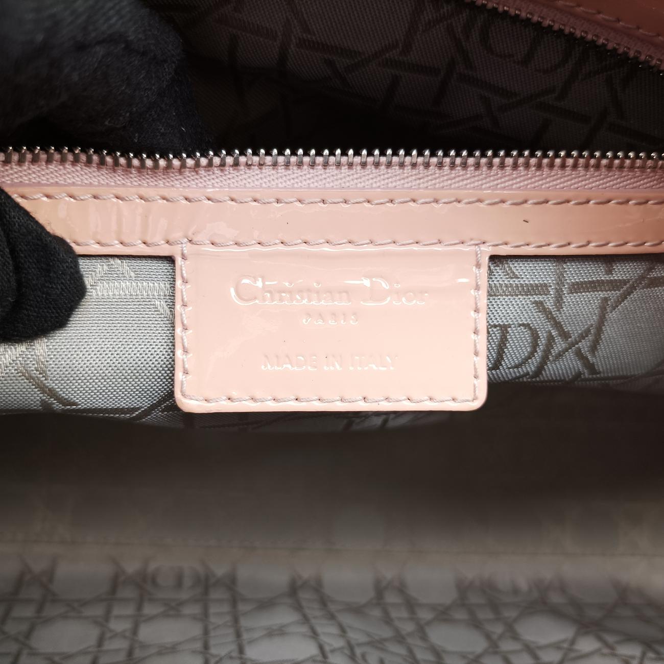 Lady Dior Beige Patent 13-BO-0172レディディオール ベージュ パテント 13-BO-0172