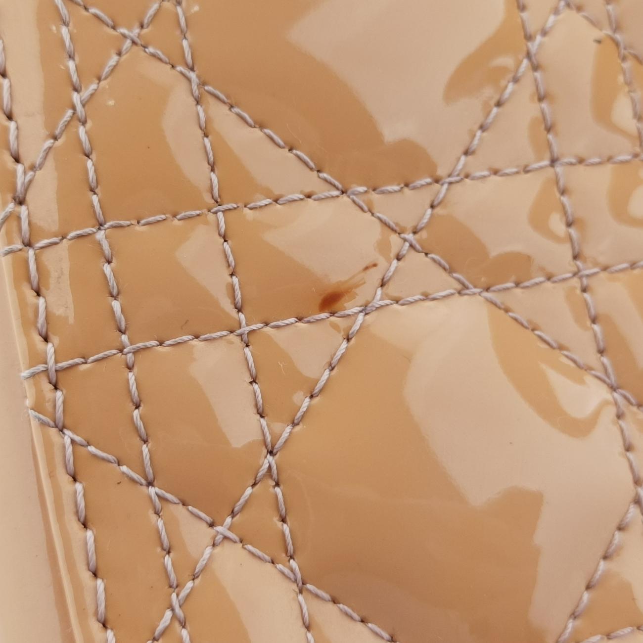 Lady Dior Beige Patent 13-BO-0172レディディオール ベージュ パテント 13-BO-0172