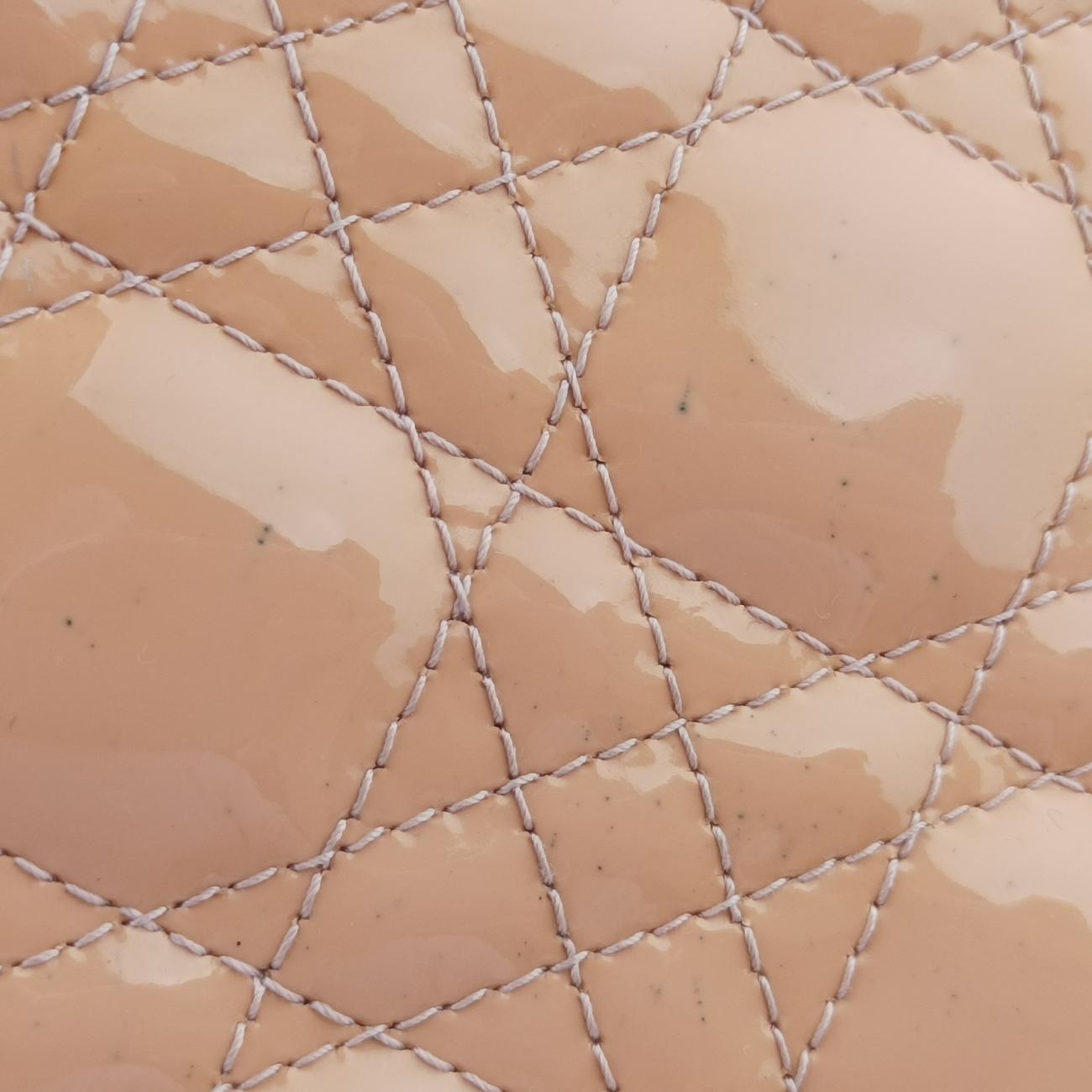 Lady Dior Beige Patent 13-BO-0172レディディオール ベージュ パテント 13-BO-0172