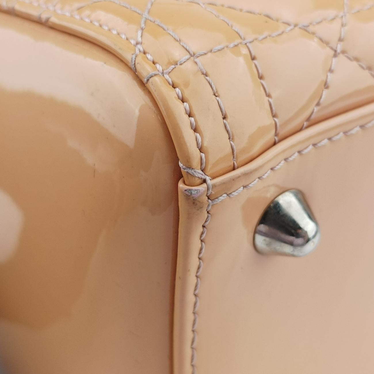 Lady Dior Beige Patent 13-BO-0172レディディオール ベージュ パテント 13-BO-0172