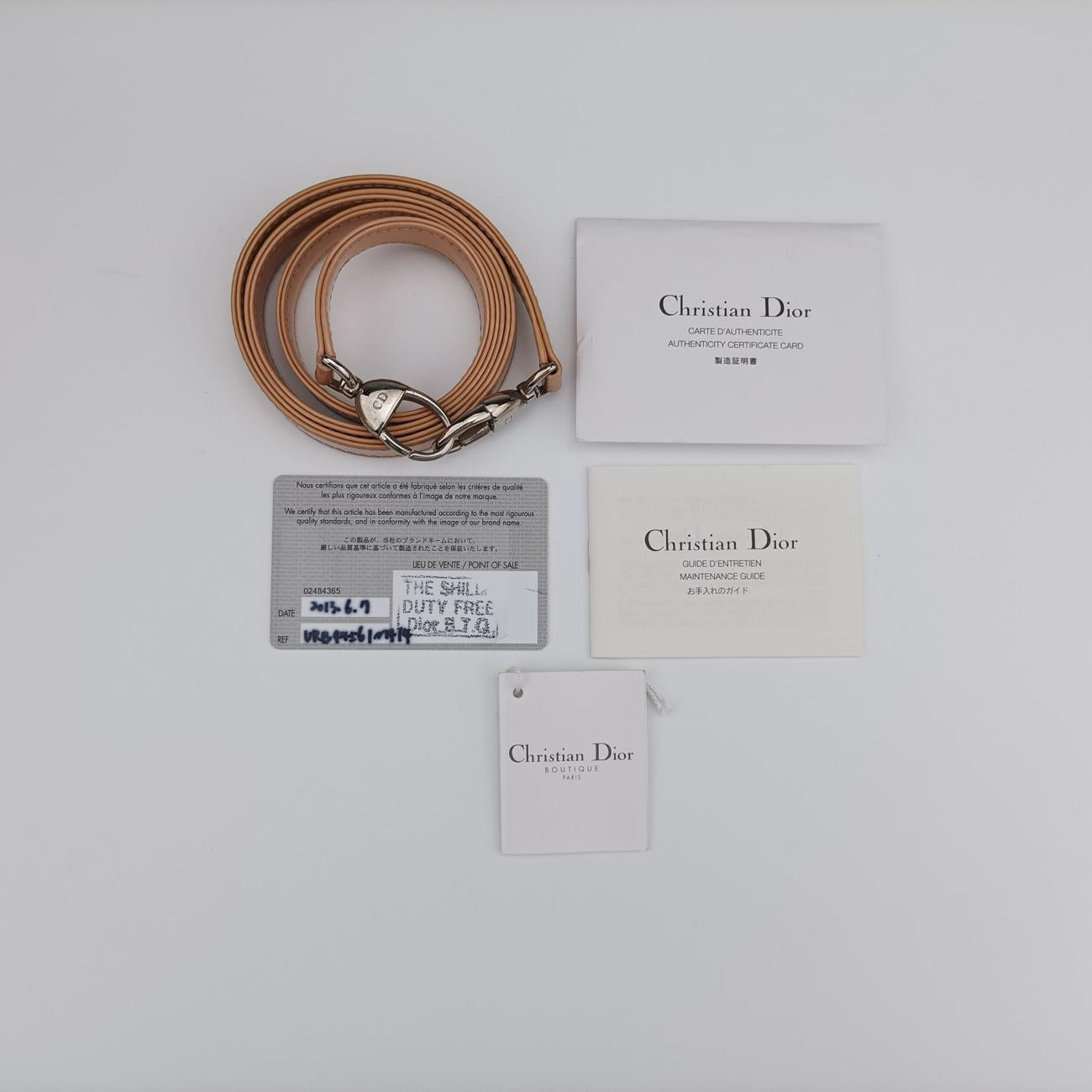 Lady Dior Beige Patent 13-BO-0172レディディオール ベージュ パテント 13-BO-0172