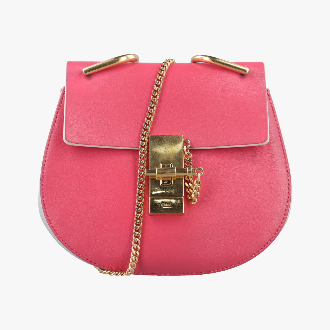 DREW Pink×White Leather 03 15 70 65 6ドリュー ピンク×ホワイト レザー 03 15 70 65 6