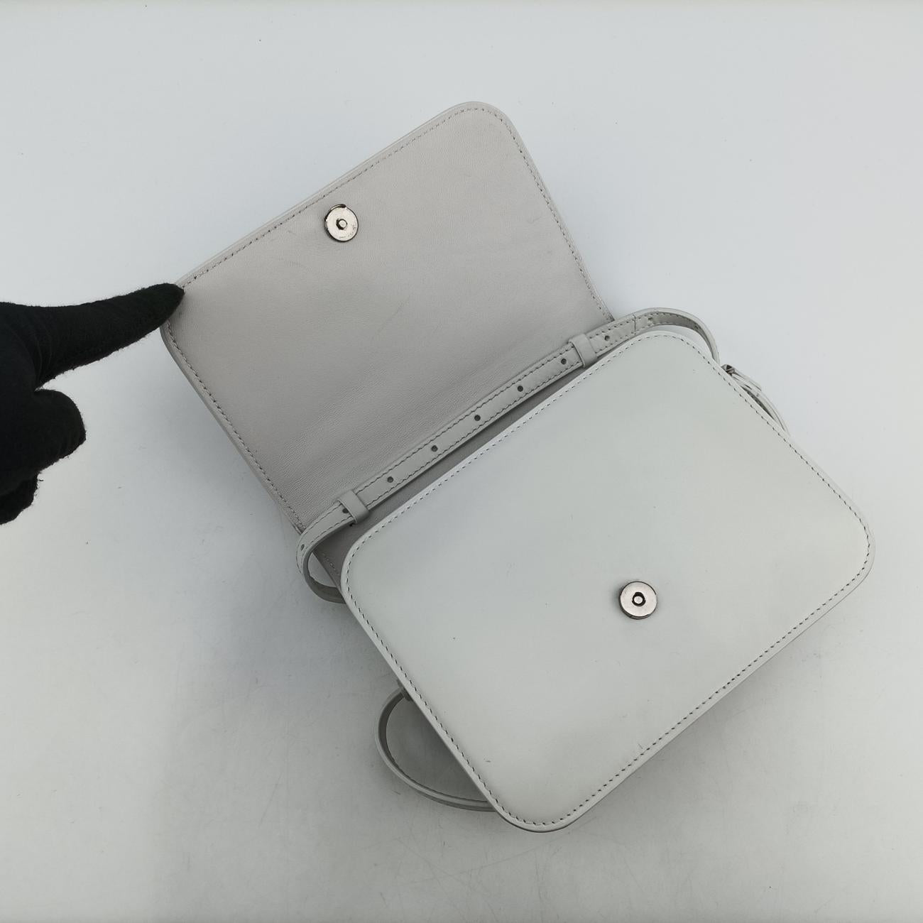 B.Logo White Leather 592898.9090.V.528147B.ロゴ ホワイト レザー 592898.9090.V.528147