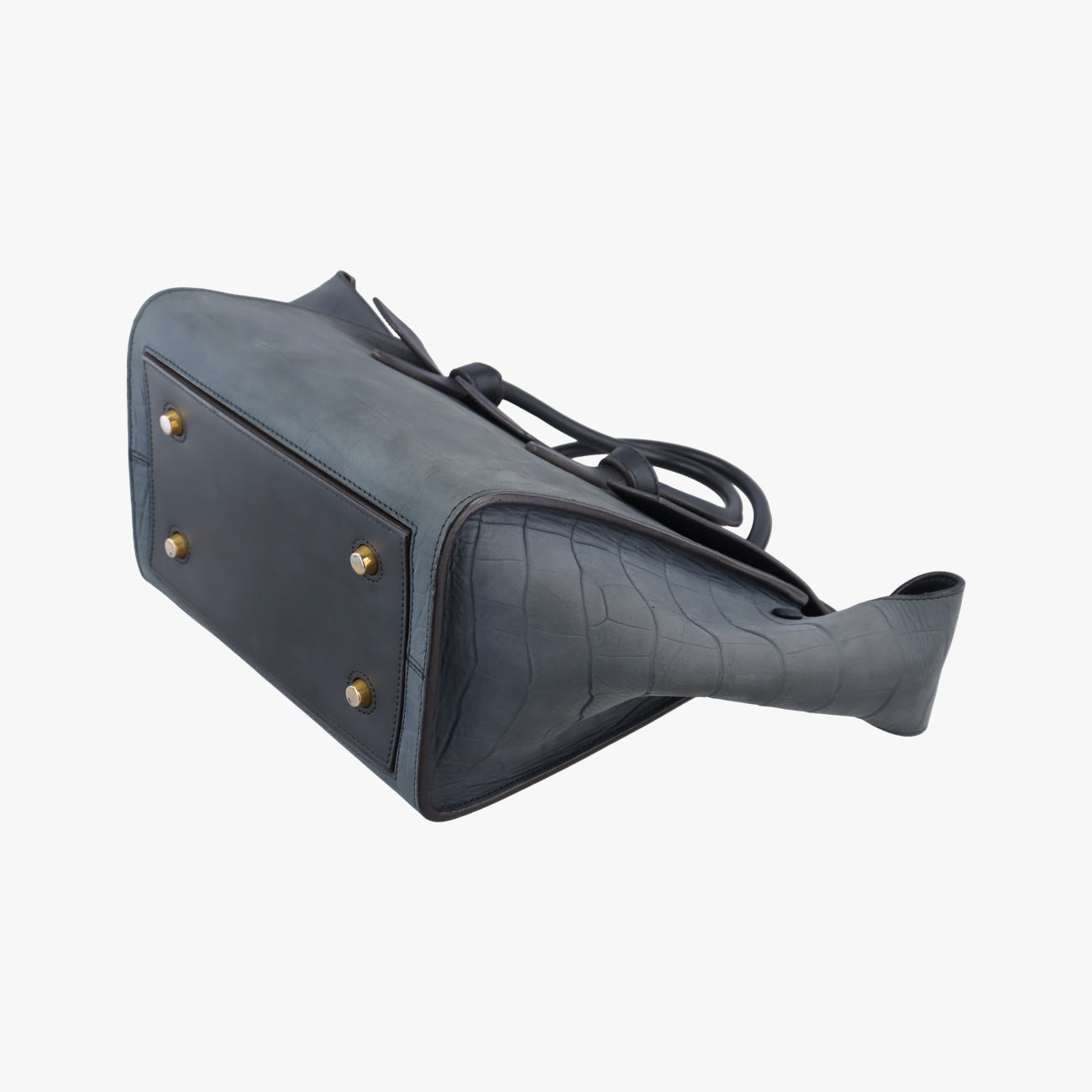 TIE Grey Leather S-MP-4134タイ グレー レザー S-MP-4134