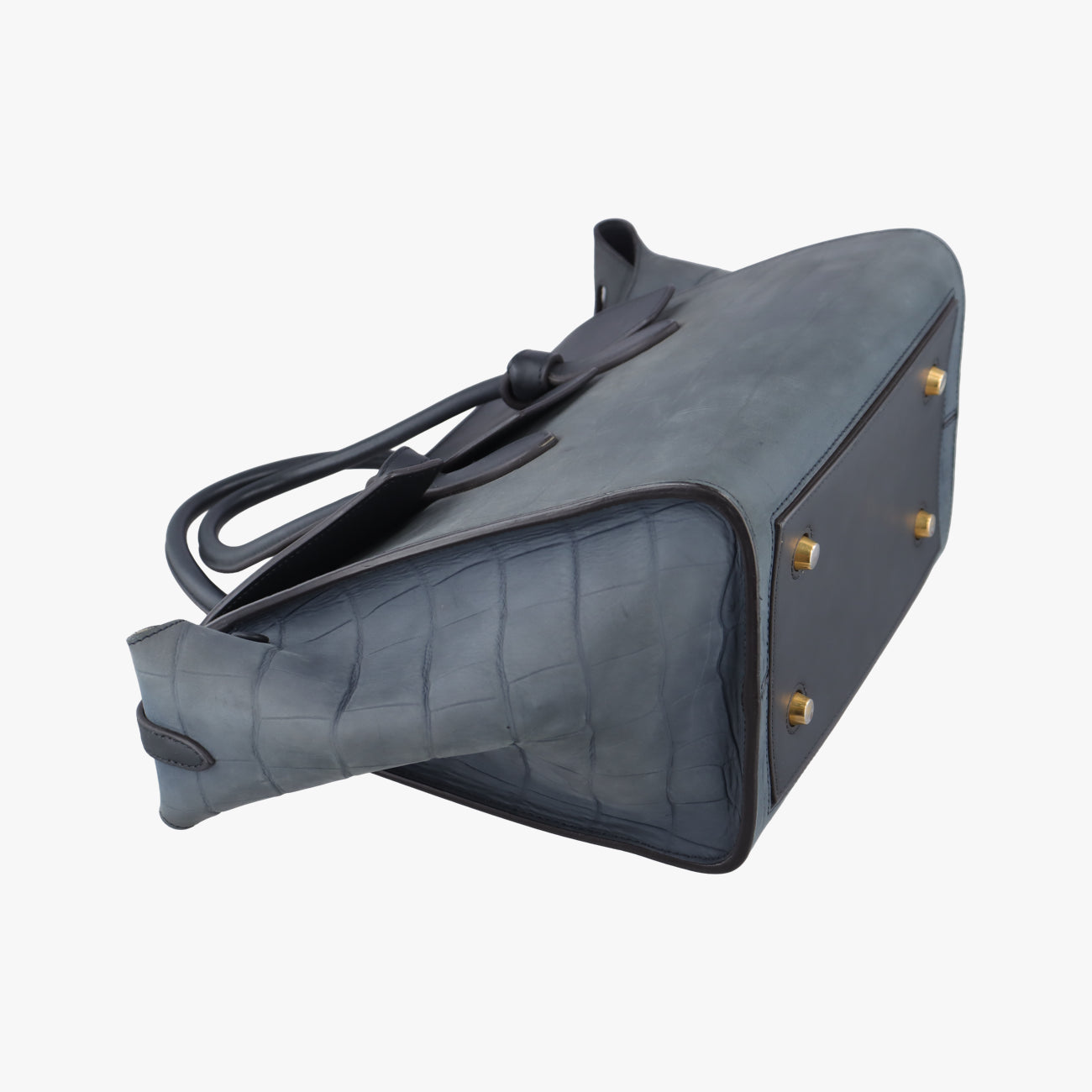 TIE Grey Leather S-MP-4134タイ グレー レザー S-MP-4134