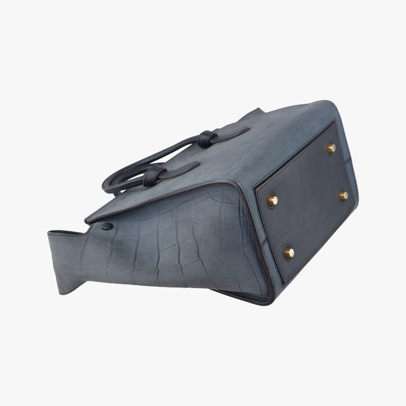 TIE Grey Leather S-MP-4134タイ グレー レザー S-MP-4134