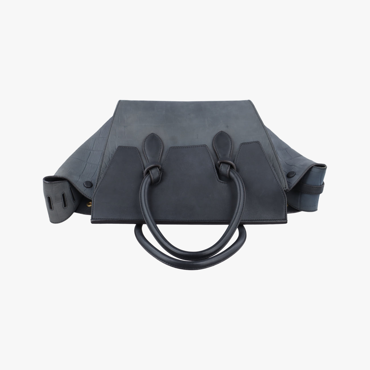 TIE Grey Leather S-MP-4134タイ グレー レザー S-MP-4134