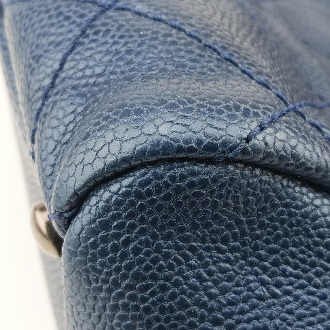 Matelasse Cocomark GSTBlueCaviar LeatherA6729417316037マトラッセ ココマークGSTブルーキャビアレザーA6729417316037