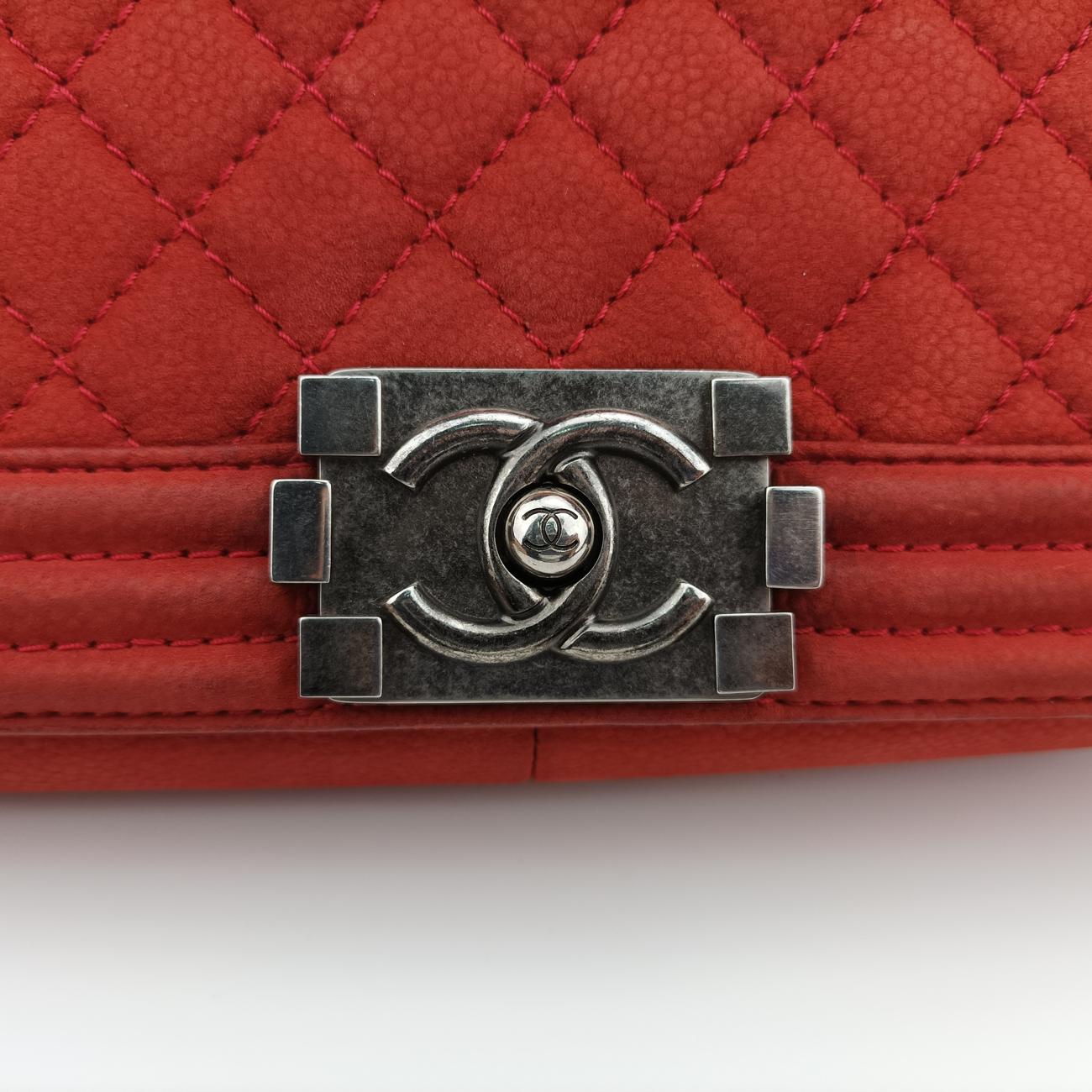 BOY CHANEL Red Leather A67087 18660418ボーイシャネル レッド レザー A67087 18660418