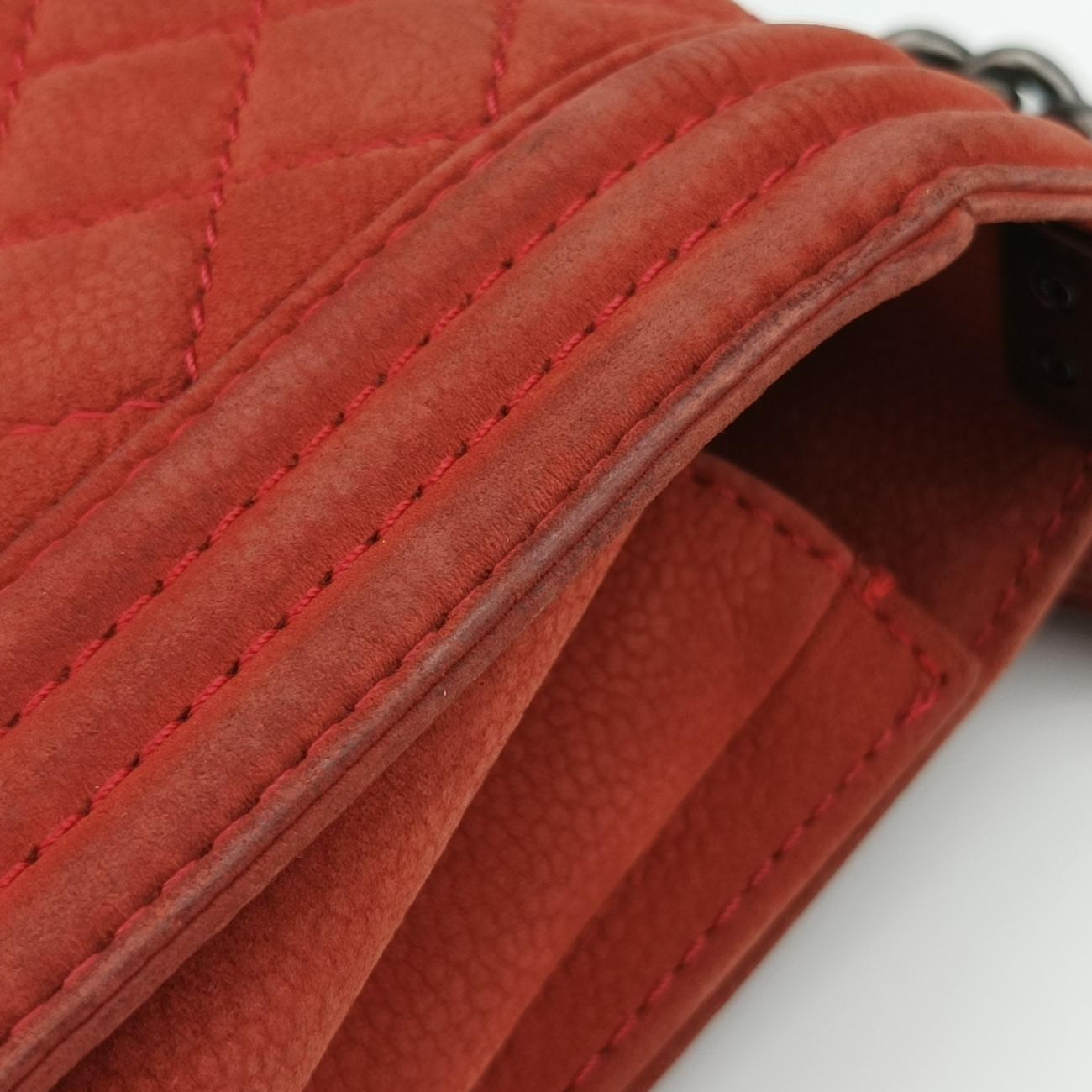 BOY CHANEL Red Leather A67087 18660418ボーイシャネル レッド レザー A67087 18660418