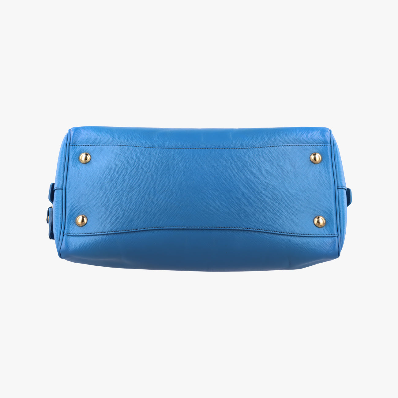 Lux Bowler Bag Blue SAFFIANO Leather 31/Fラックス ボウラーバッグ ブルー サフィアーノレザー 31/F