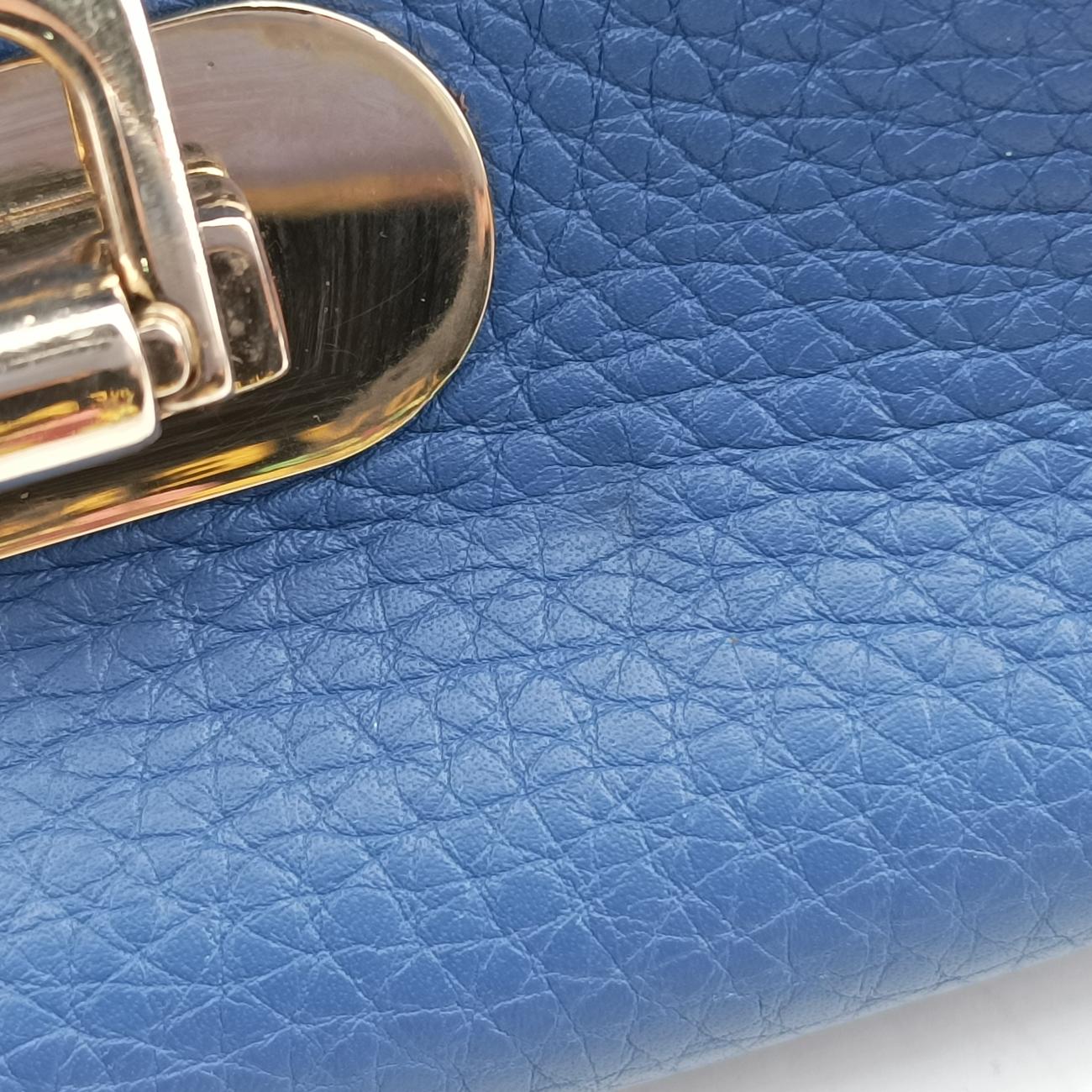 Rockstud Blue Leather ロックスタッズ ブルー レザー