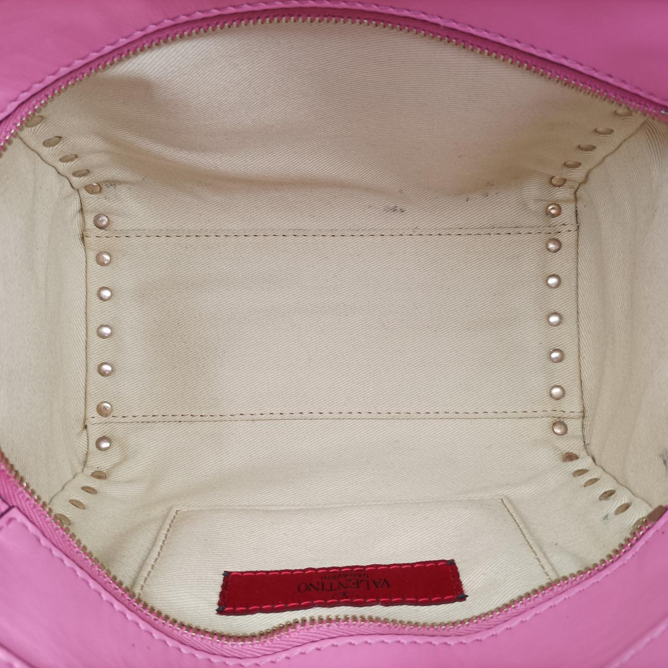 ROCKSTUD Pink Leather Lot number unknownロックスタッズ ピンク レザー 製番不明