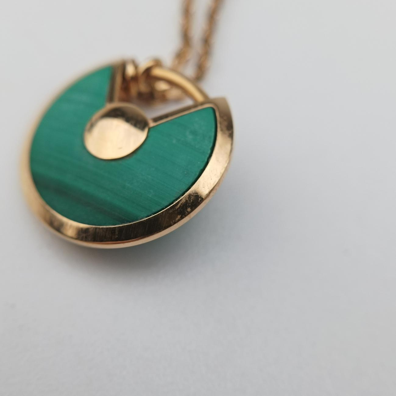 Amulette de Cartier Green×Golden AU750 B7224550 GLB982アミュレット ドゥ カルティエ グリーン×ゴールド AU750 B7224550 GLB982