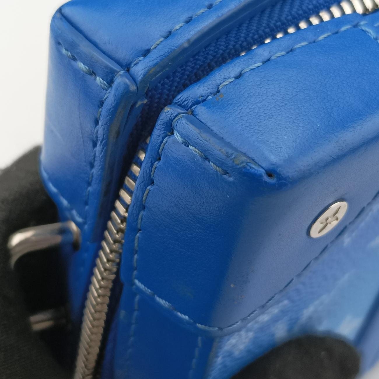 Monogram Clouds Blue × White PVC coated canvas x leather M45432 TJ3200 ICチップモノグラム クラウズ ブルー×ホワイト PVCコーティングキャンバス×レザー M45432 TJ3200 ICチップ