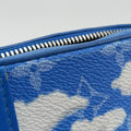 Monogram Clouds Blue × White PVC coated canvas x leather M45432 TJ3200 ICチップモノグラム クラウズ ブルー×ホワイト PVCコーティングキャンバス×レザー M45432 TJ3200 ICチップ