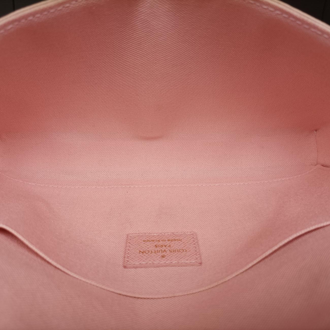 Pochette FéLICIE Azur Damier Canvas N63106 MI1126ポシェットフェリシー アズール ダミエキャンバス N63106 MI1126