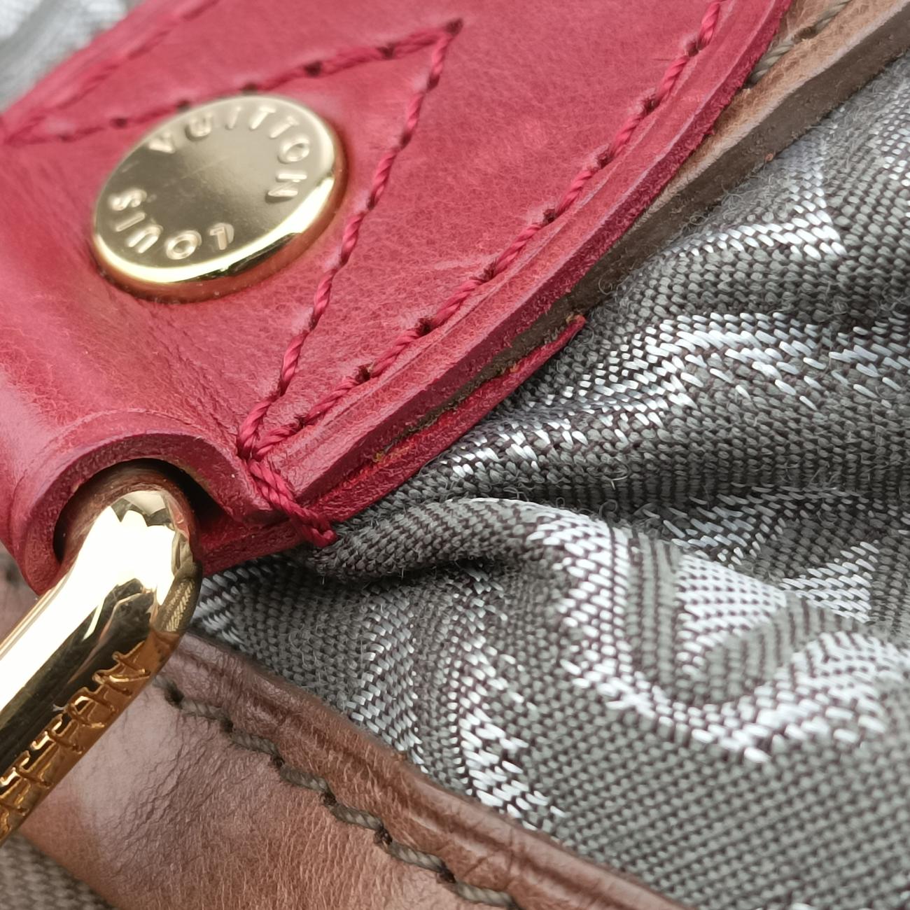 2010 Collection Aviator Gray×Red×Brown Canvas ×Leather M40385 TJ11602010 コレクション アヴィエーター グレー×レッド×ブラウン キャンバス×レザー M40385 TJ1160