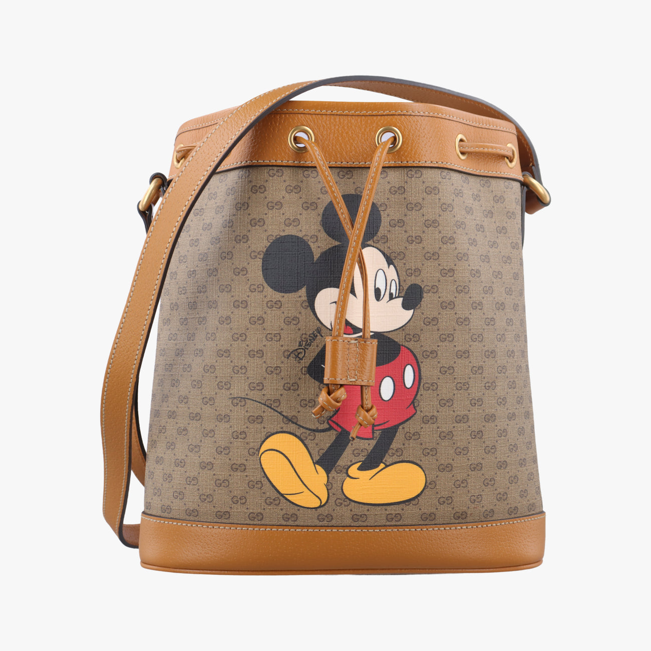 Micro GG/Small Bucket Bag Multicolour PVC coated canvas 602691 I031391325マイクロGG/スモールバケットバッグ マルチカラー PVCコーティングキャンバス 602691 I031391325