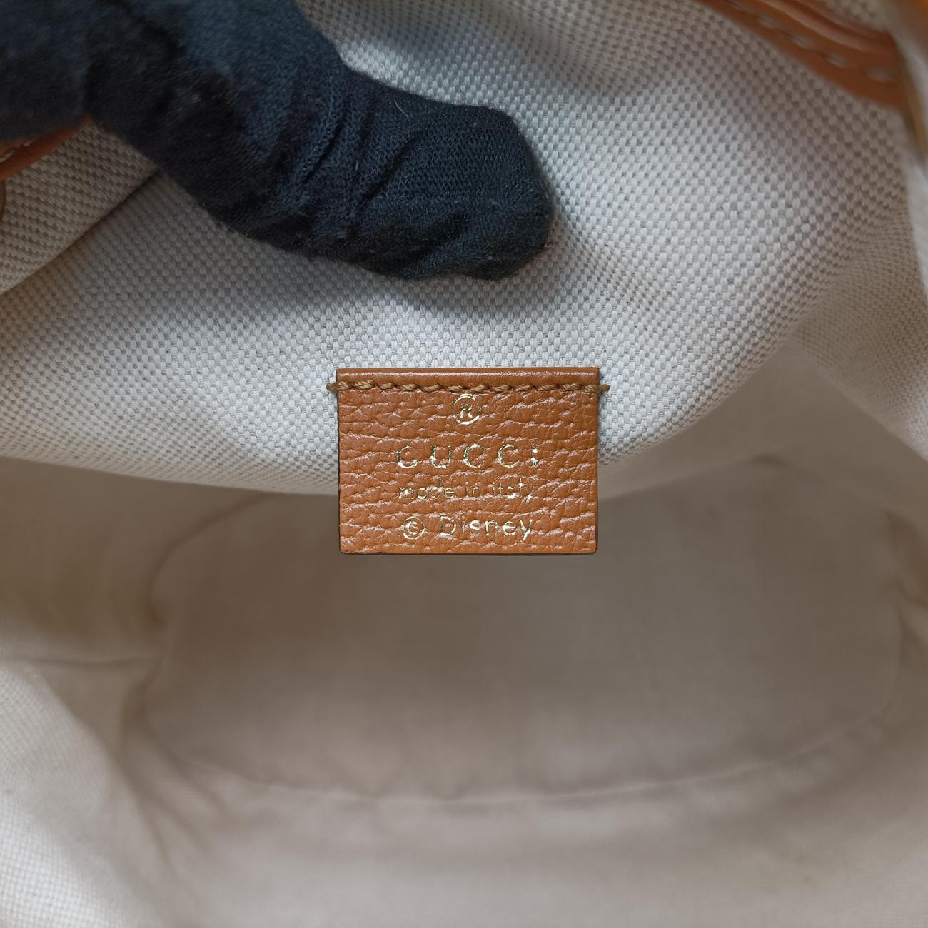 Micro GG/Small Bucket Bag Multicolour PVC coated canvas 602691 I031391325マイクロGG/スモールバケットバッグ マルチカラー PVCコーティングキャンバス 602691 I031391325