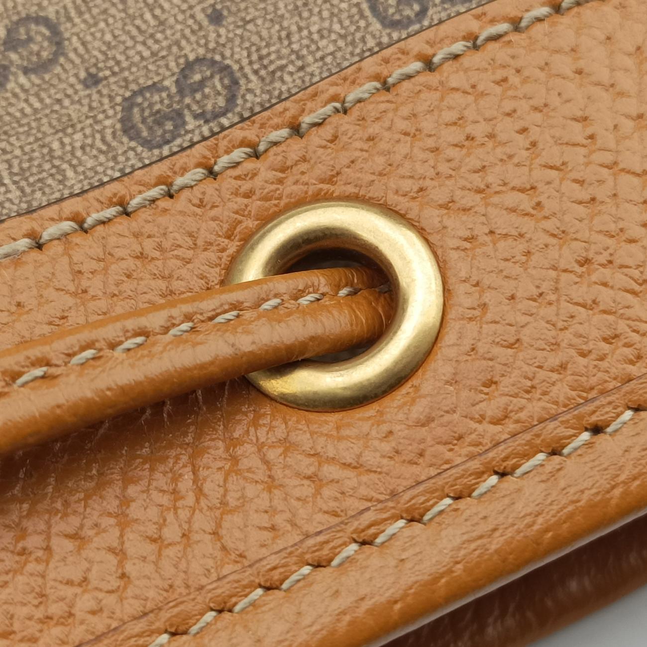 Micro GG/Small Bucket Bag Multicolour PVC coated canvas 602691 I031391325マイクロGG/スモールバケットバッグ マルチカラー PVCコーティングキャンバス 602691 I031391325