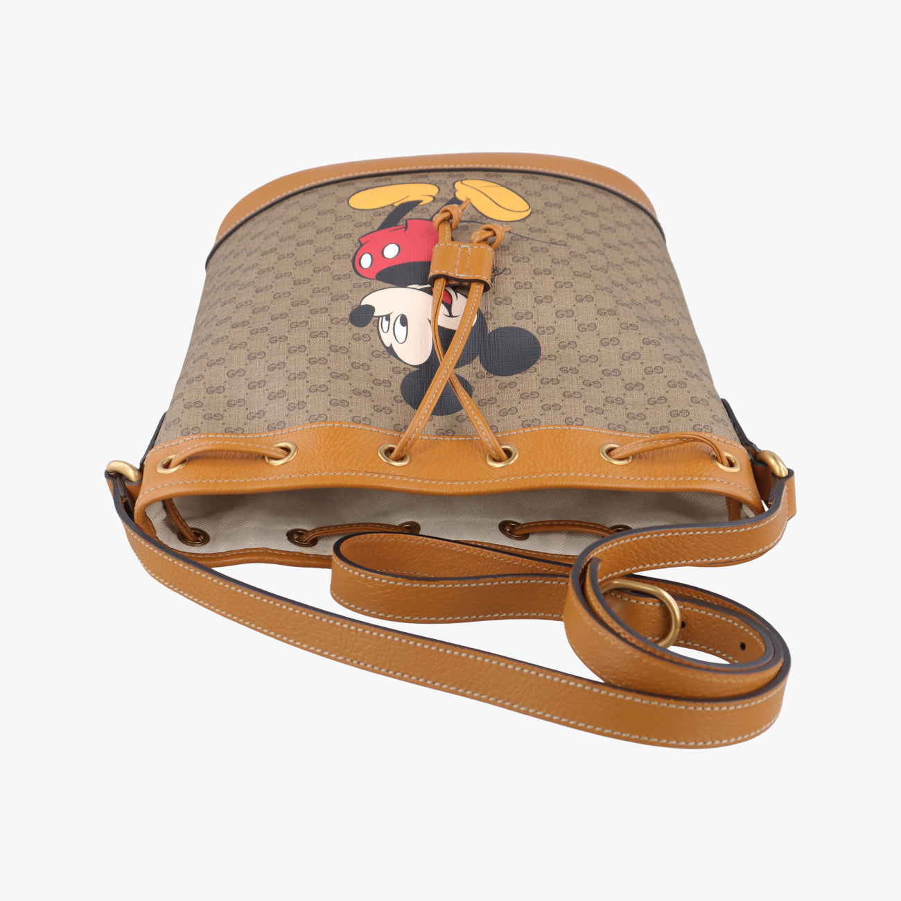 Micro GG/Small Bucket Bag Multicolour PVC coated canvas 602691 I031391325マイクロGG/スモールバケットバッグ マルチカラー PVCコーティングキャンバス 602691 I031391325