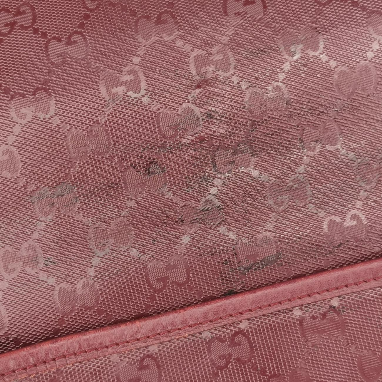 GG Plus Messenger Burgundy PVC coated canvas 201732 I7033049GGプラス メッセンジャー ワインレッド PVCコーティングキャンバス 201732 I7033049