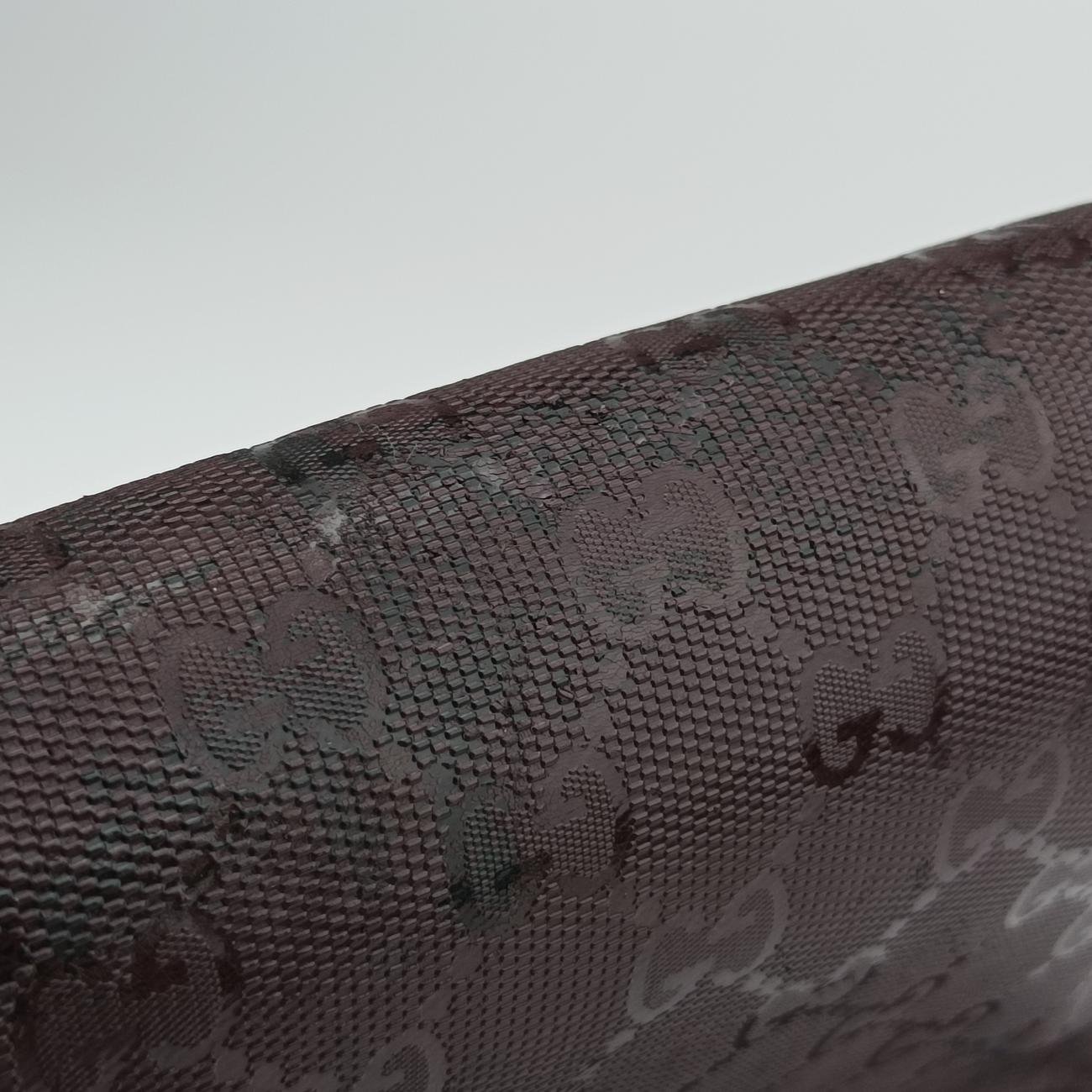 GG Plus Messenger Burgundy PVC coated canvas 201732 I7033049GGプラス メッセンジャー ワインレッド PVCコーティングキャンバス 201732 I7033049