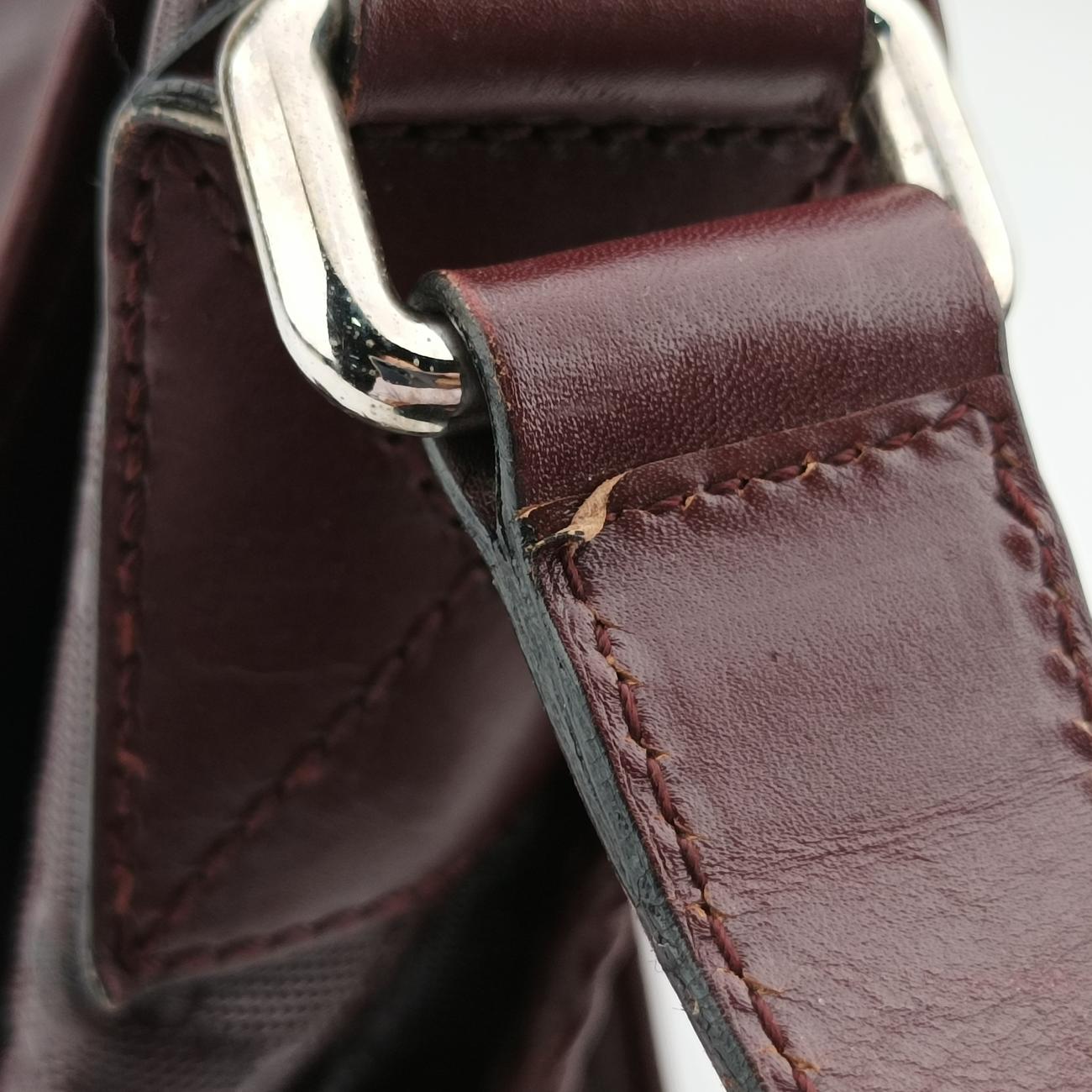 GG Plus Messenger Burgundy PVC coated canvas 201732 I7033049GGプラス メッセンジャー ワインレッド PVCコーティングキャンバス 201732 I7033049