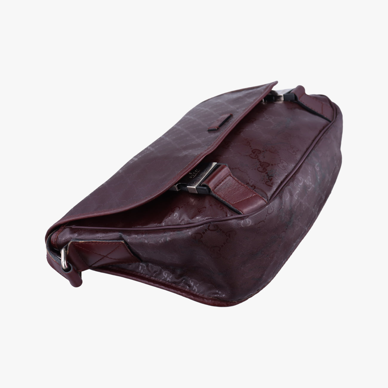 GG Plus Messenger Burgundy PVC coated canvas 201732 I7033049GGプラス メッセンジャー ワインレッド PVCコーティングキャンバス 201732 I7033049