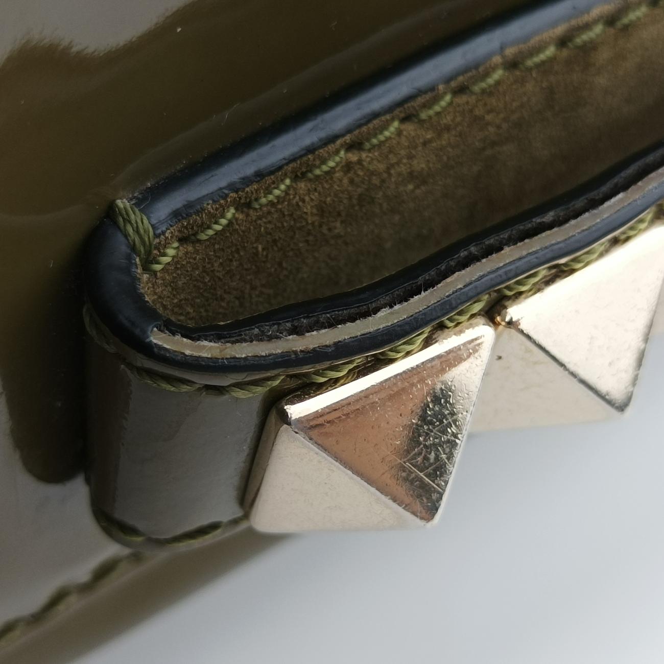 Rockstud Va Va Voom Green Patent BS-B975VNE1ロックスタッズ ヴァ ヴァ ヴーム グリーン パテント BS-B975VNE1