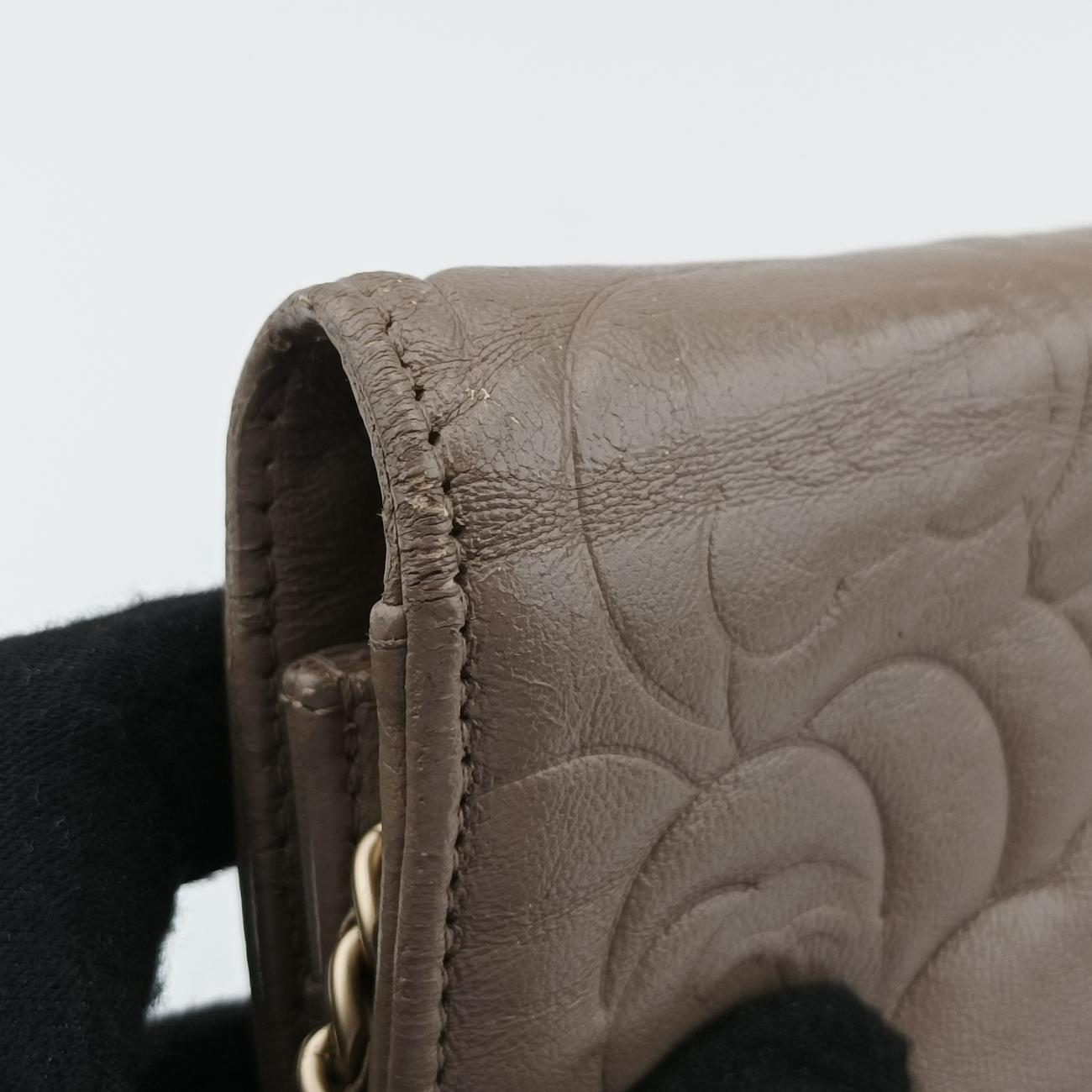 camellia Brown lambskin A47421 17360816カメリア ブラウン ラムスキン A47421 17360816