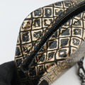 Intrecciomirage Butterfly Charm Black×golden Leather B00957186Bイントレッチミラージュ バタフライ チャーム ブラック×ゴールド レザー B00957186B