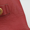 CLARE Burgundy×Red Leather 021457-65-9クレーア ワインレッド×レッド レザー 021457-65-9