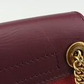 CLARE Burgundy×Red Leather 021457-65-9クレーア ワインレッド×レッド レザー 021457-65-9