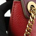 CLARE Burgundy×Red Leather 021457-65-9クレーア ワインレッド×レッド レザー 021457-65-9